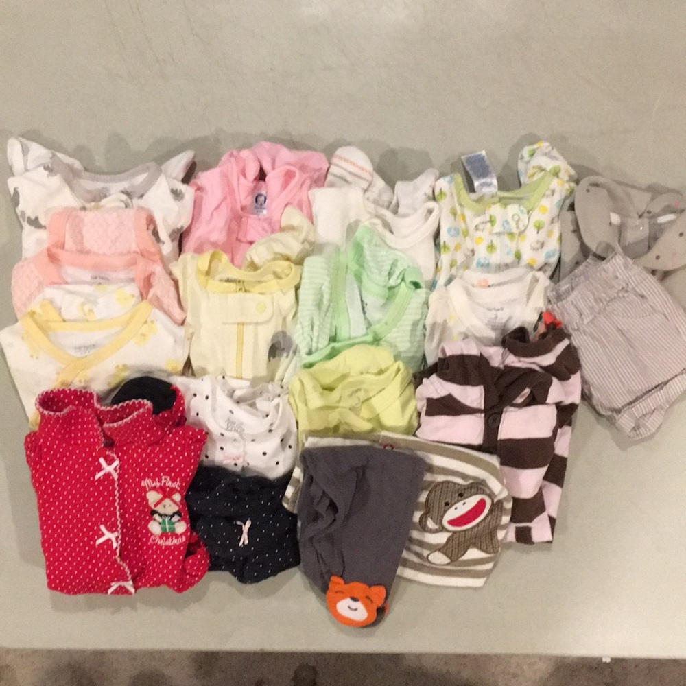 Baby girls clothes 0-3M batch
